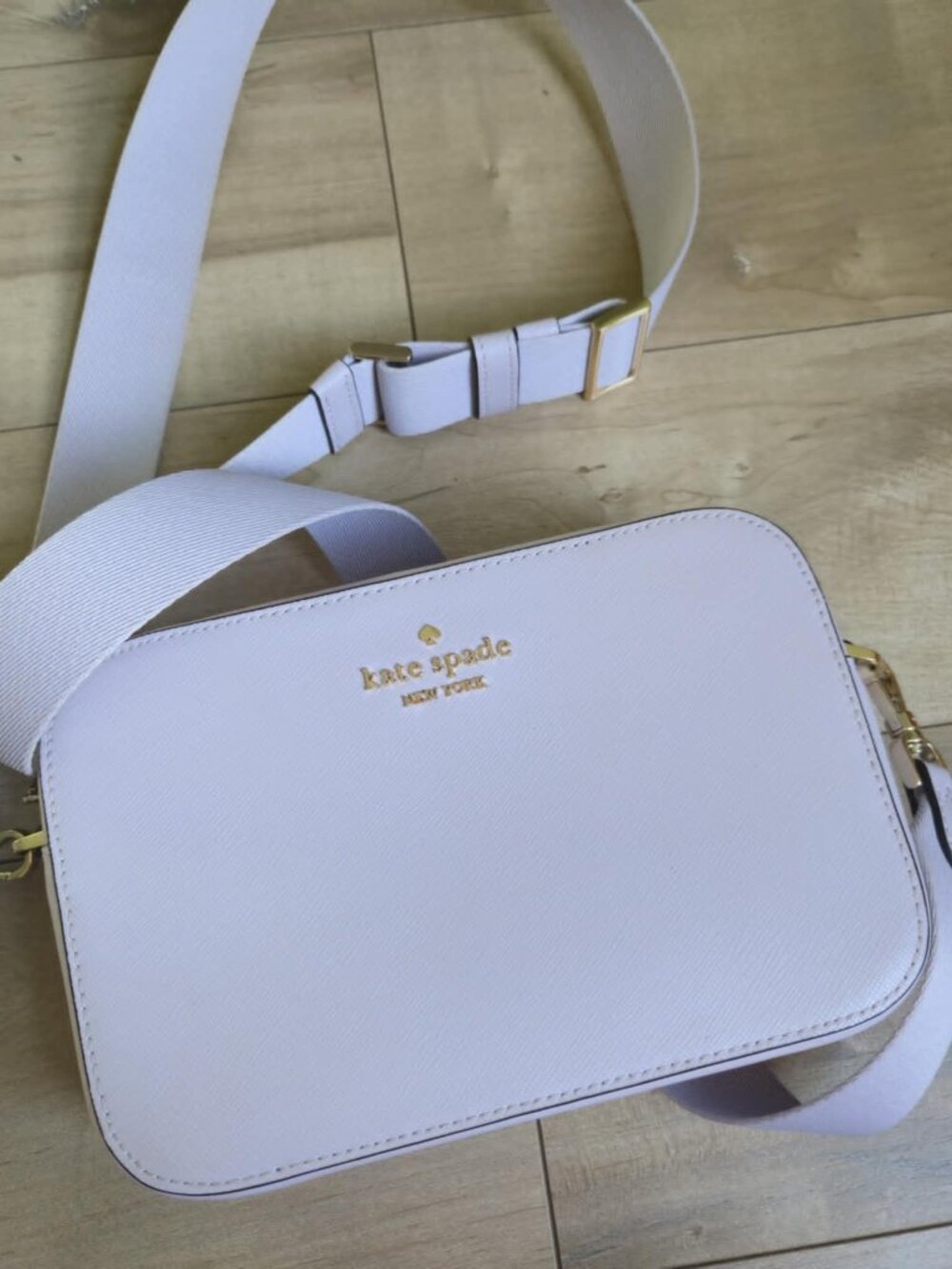 Kate Spade Madison Camera Crossbody Bag Blush Pink Saffiano Leather
